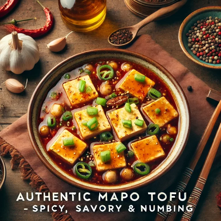 Authentic Mapo Tofu Recipe – Spicy, Savory & Perfectly Balanced