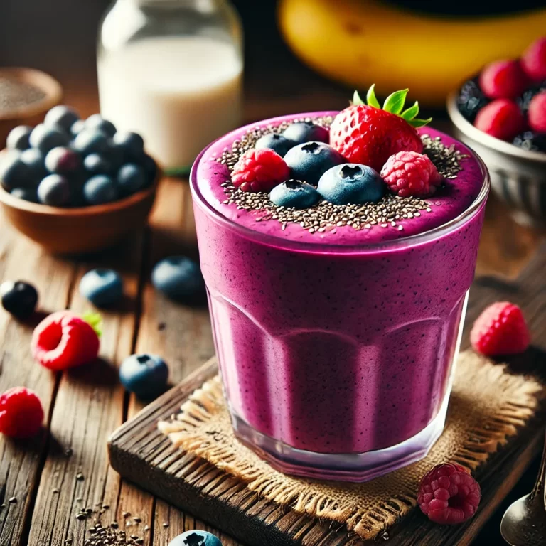 Berry Smoothie Recipe: Healthy & Refreshing Antioxidant-Packed Drink