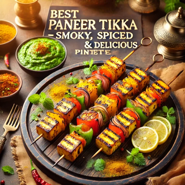 Authentic Indian Paneer Tikka Recipe – Smoky, Spiced & Irresistible