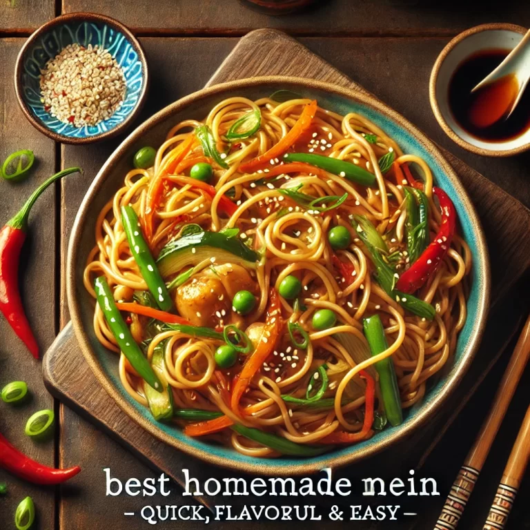 Authentic Chow Mein Recipe – Stir-Fried Noodles with Crunchy Vegetables & Savory Sauce